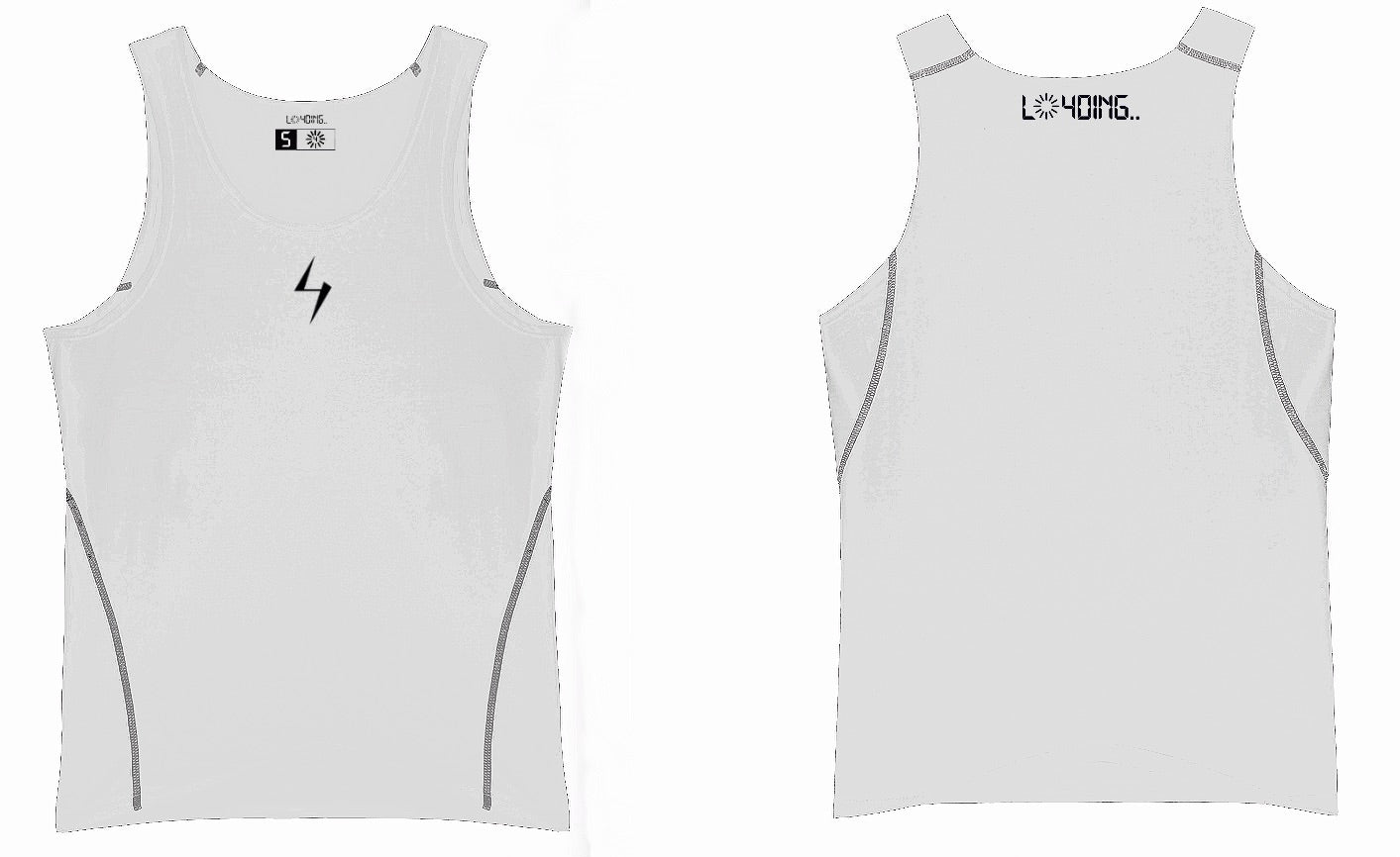 Lo4DING.. LOGO Tank | WHITE