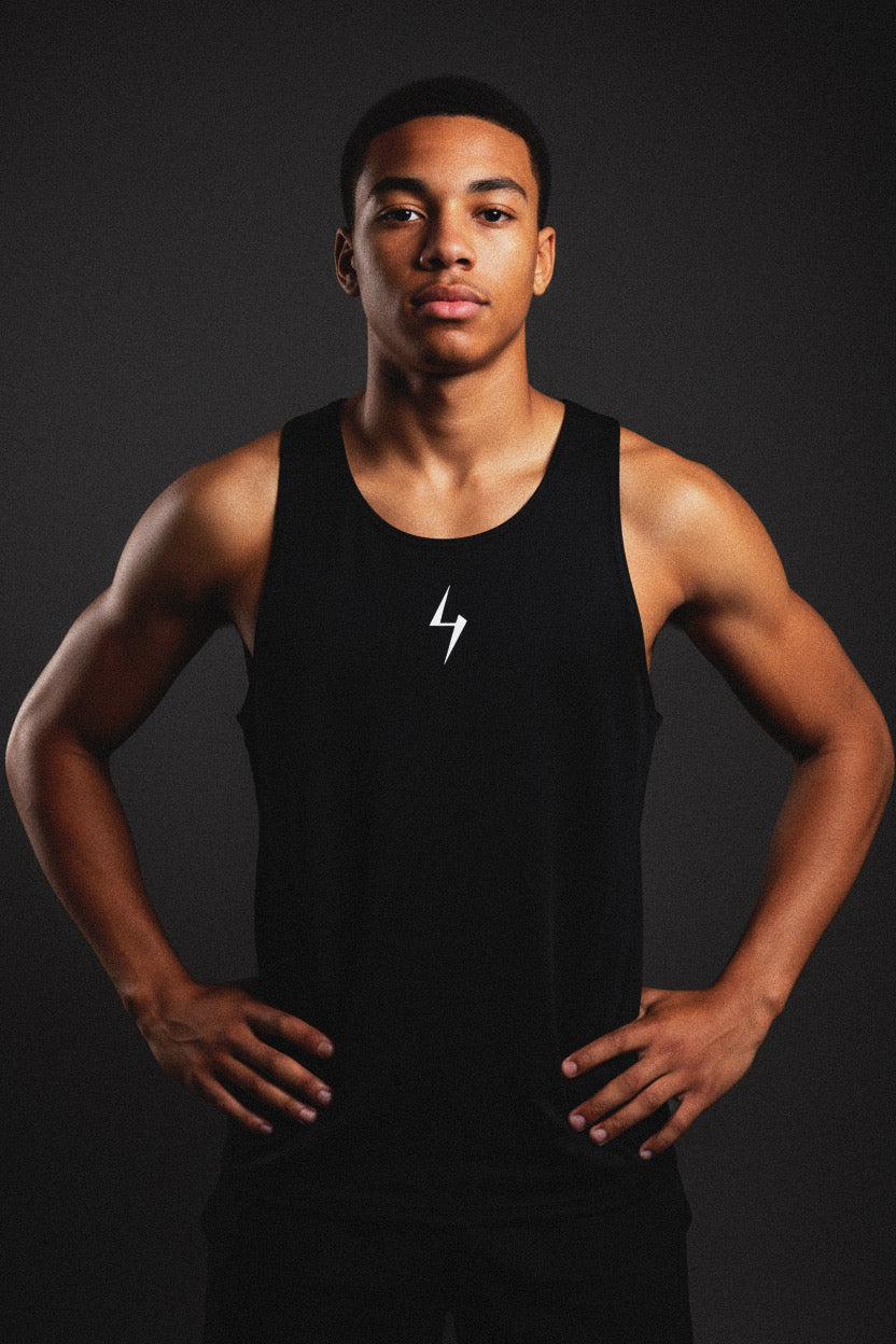 Lo4DING.. LOGO TANK | BLACK